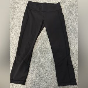🍋 Lululemon Pace Rival Crop Tight Sz 6 Black
